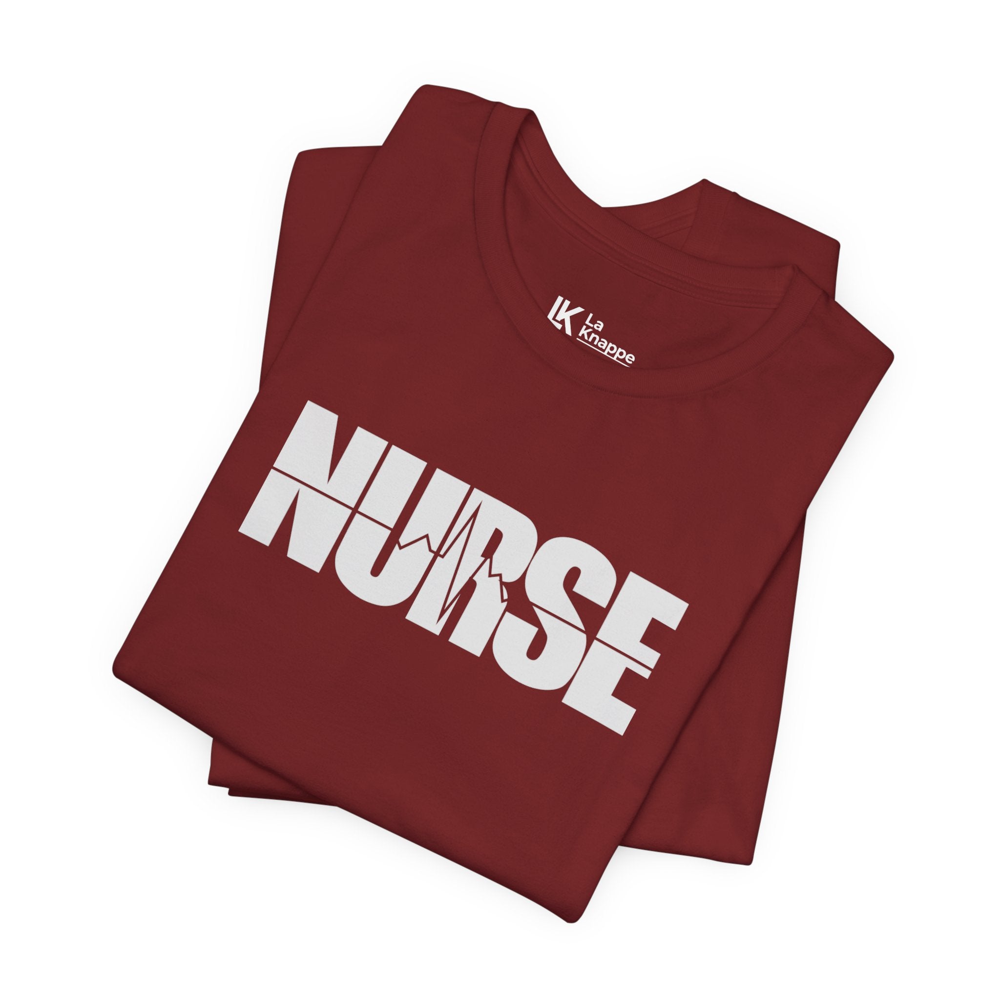 Nurse Graphic Tee — Bold 'NURSE' White Logo Shirt for Healthcare Heroes Nurse Gift Student Nurse