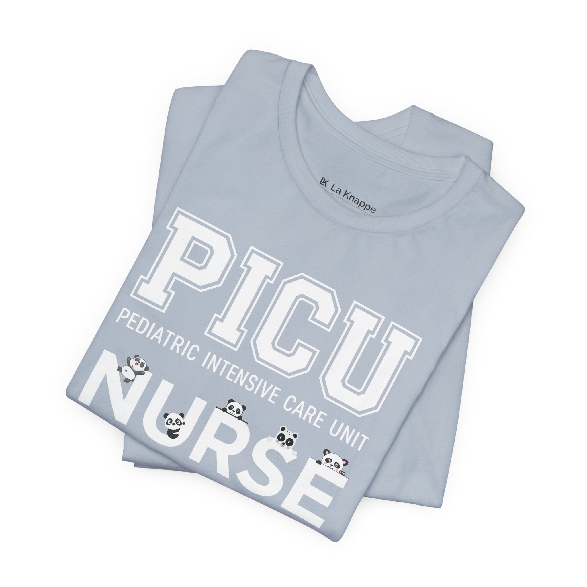 PICU Nurse T‑Shirt — Cute ICU Neonatal Nurse Tee (Baby Paw Icons)