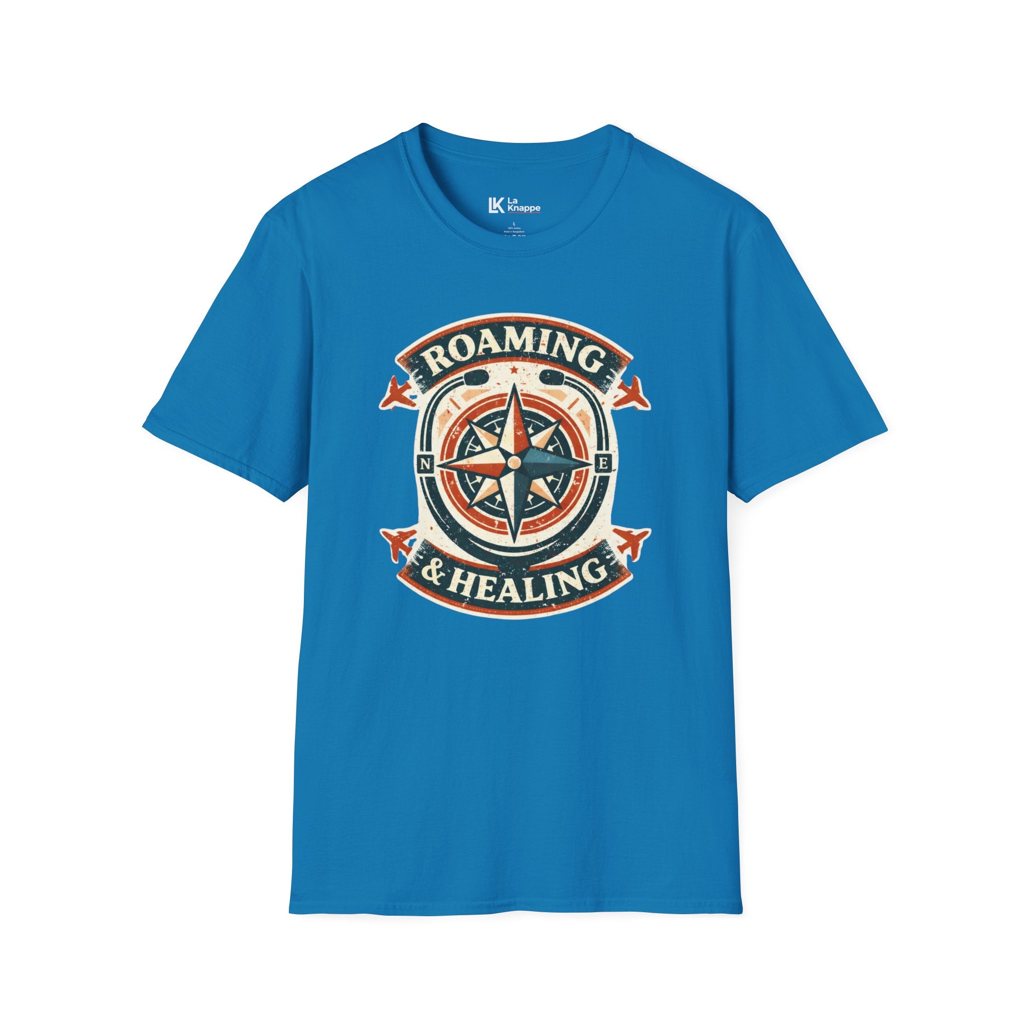 Roaming and Healing Tee for Travel Nurses