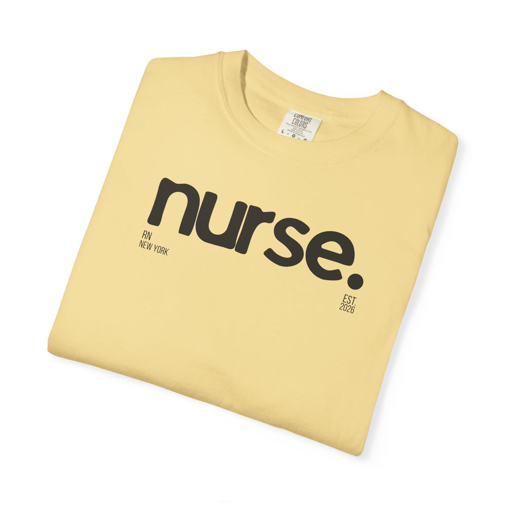 Nurse New York Graphic T‑Shirt — Minimal Medical Pride Tee