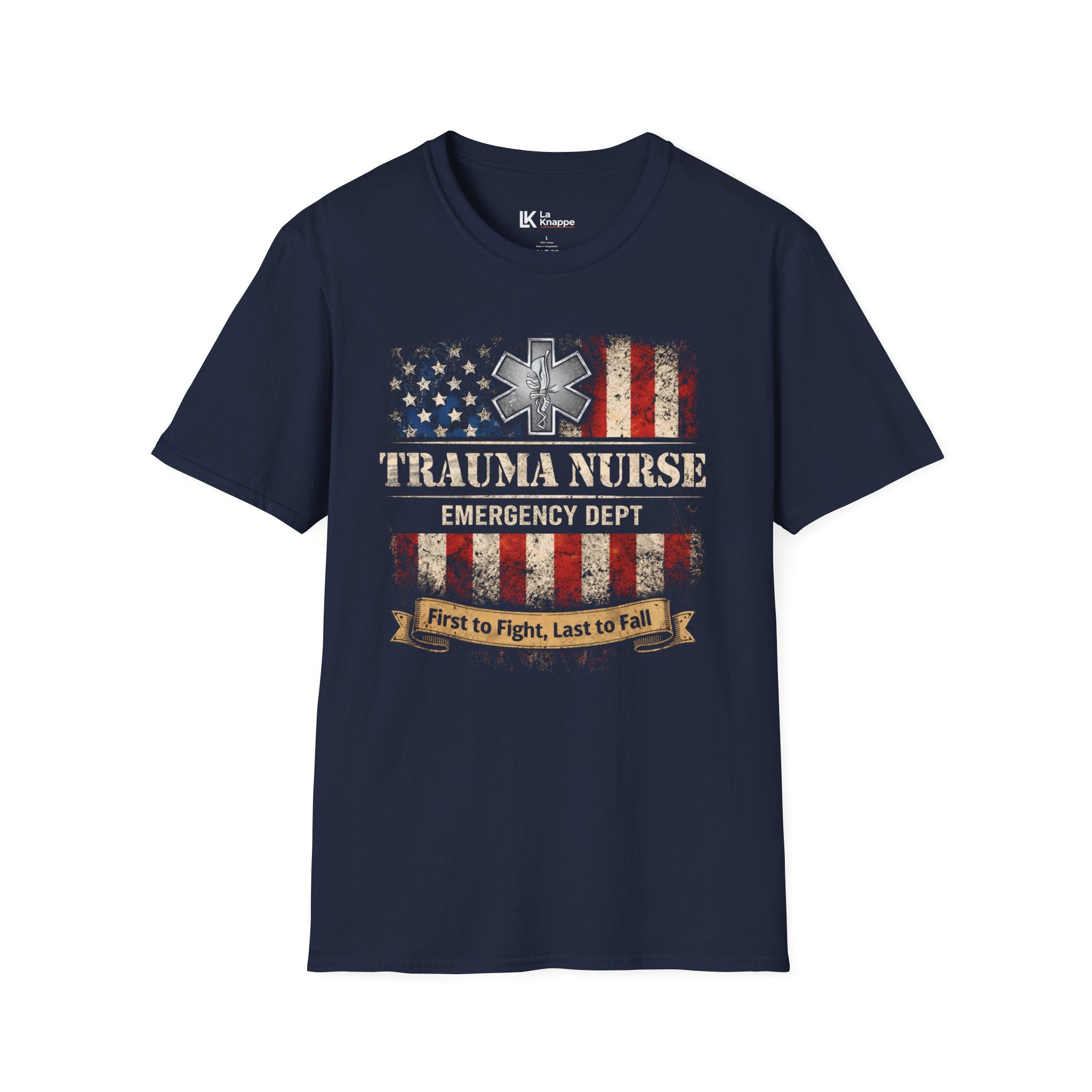 Patriotic Shirt Trauma ED Nurse Graphic Tee Trauma Bay, Trauma Emergency Room Nurse Tee