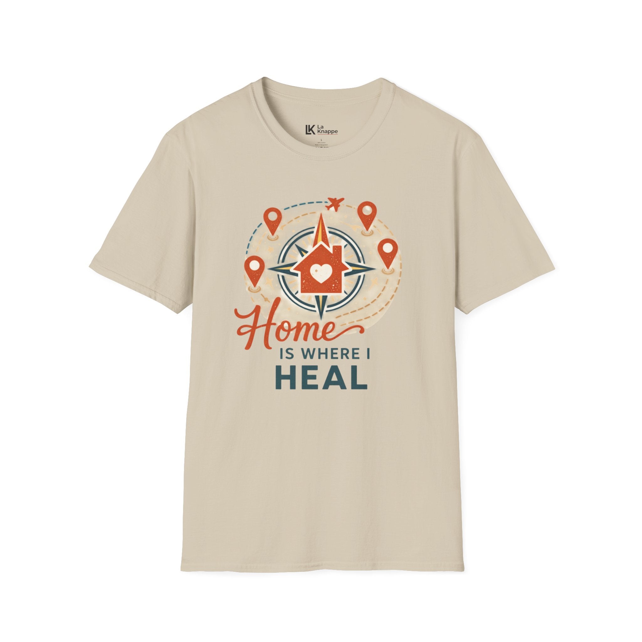 Home is Where I Heal Travel Nurse Tee