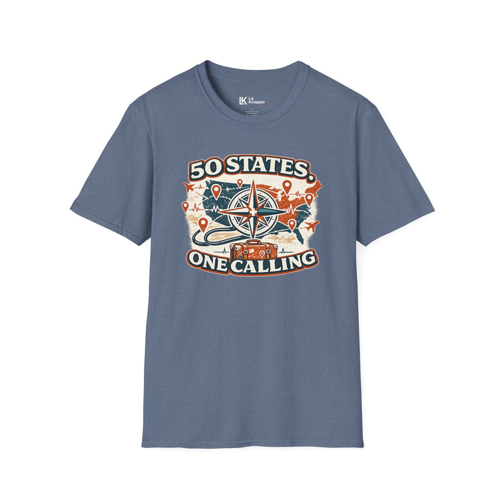 50 States One Calling Travel Nurse Tee