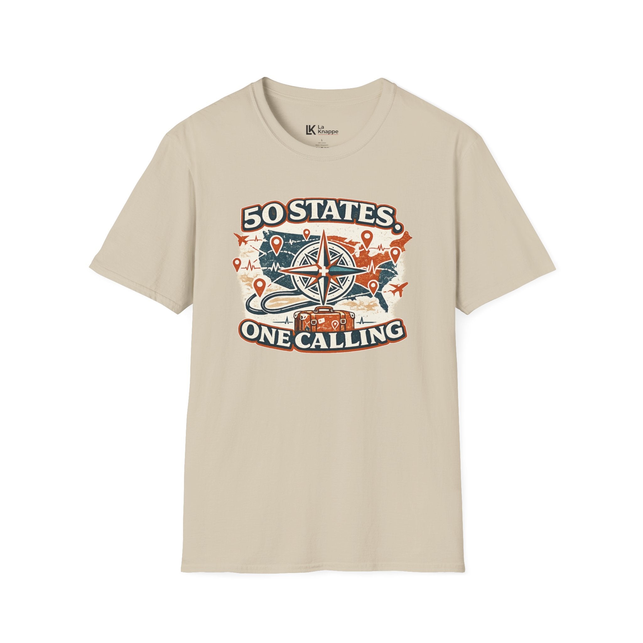 50 States One Calling Travel Nurse Tee