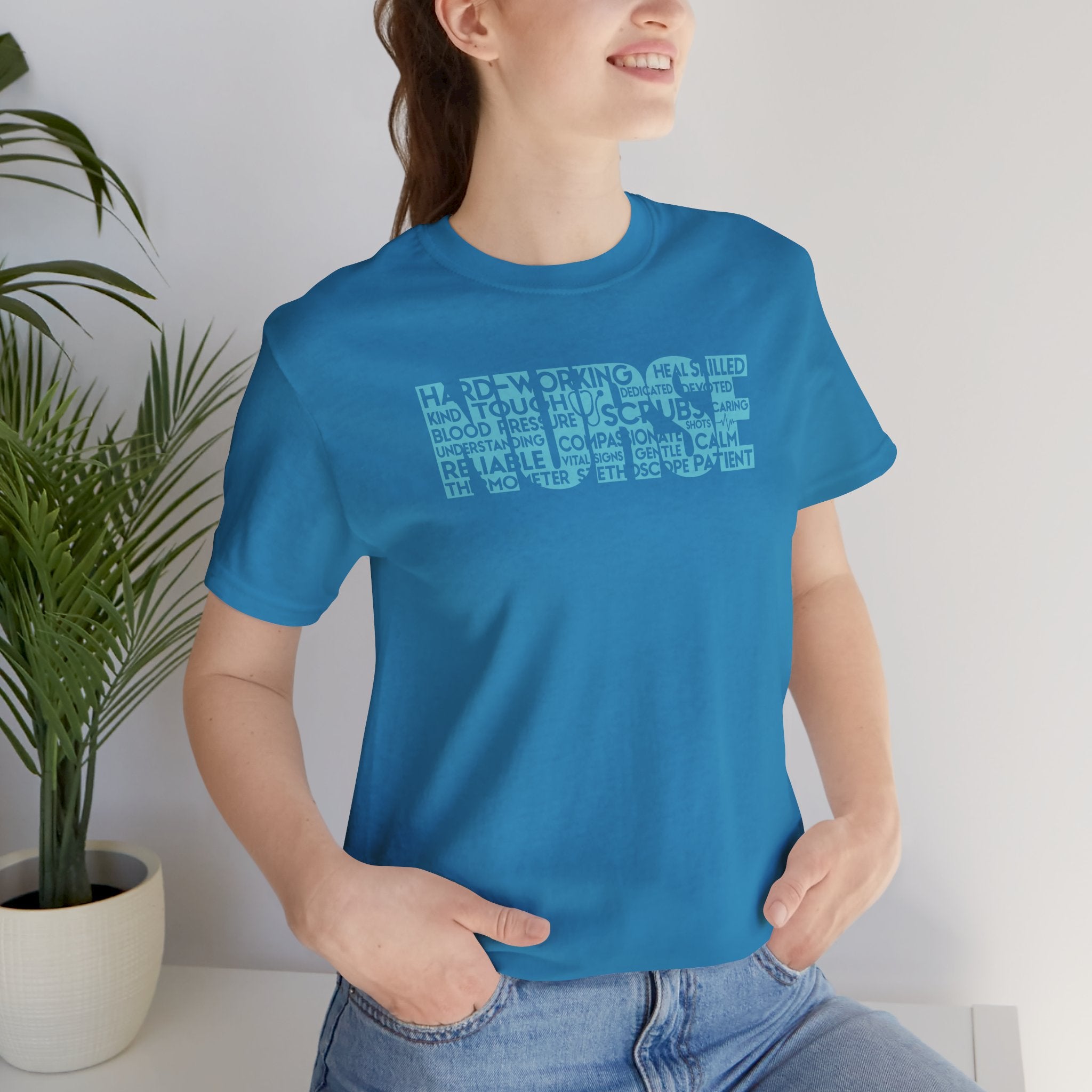 Tourist Cities Nurse Graphic Tee — 'TOUR' Text Map Design NURSE Tee Student Nurse T-shirts Gift for Nurse Travel Nurse