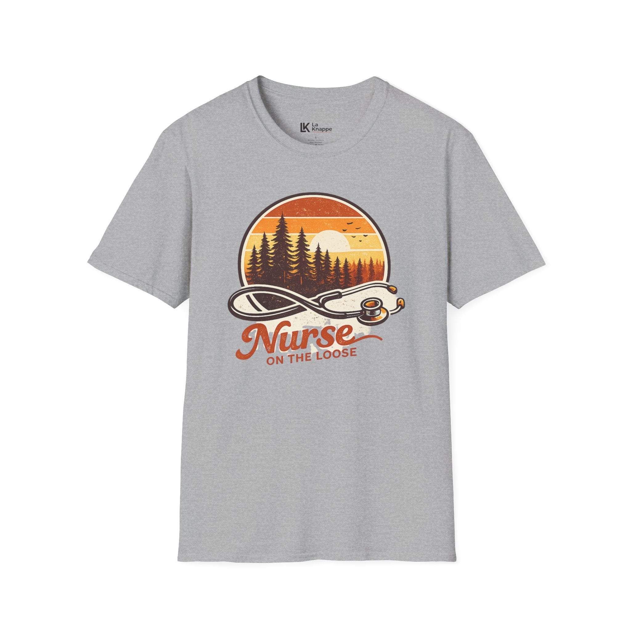 Travel RN T-Shirt – "Nurse On The Loose" Graphic Tee