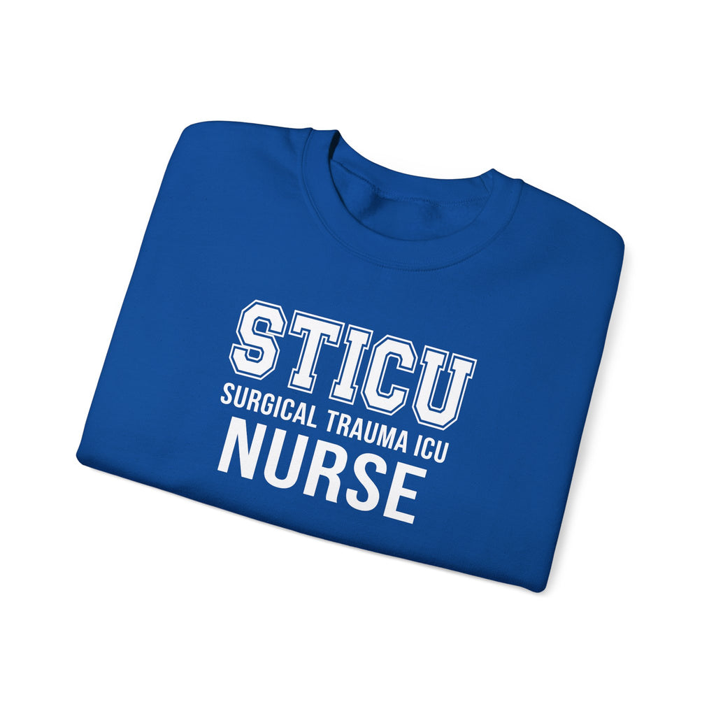 STICU Nurse Sweatshirt - Surgical Trauma ICU Crewneck for Nurses