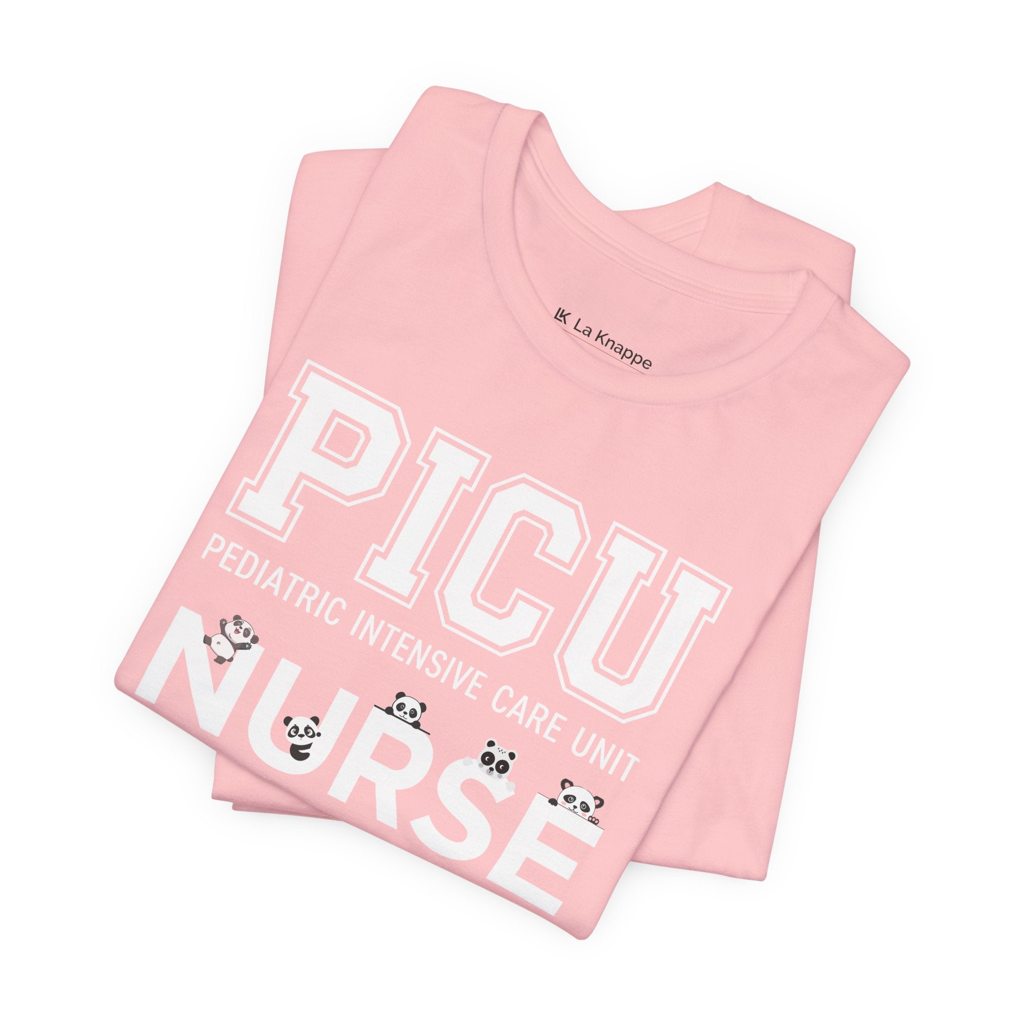 PICU Nurse T‑Shirt — Cute ICU Neonatal Nurse Tee (Baby Paw Icons)