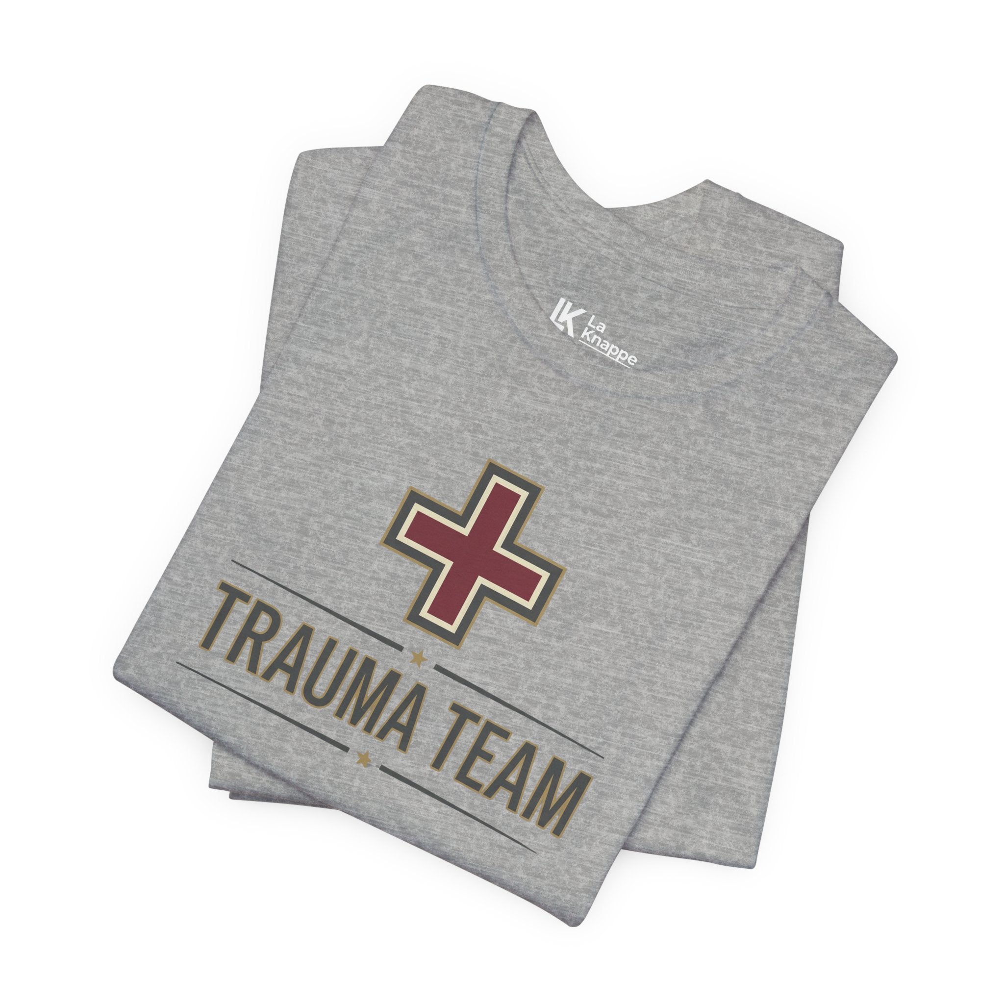Trauma Team T-Shirt — Medical Cross Graphic Tee for EMTs & First Responders Trauma Nurse ED Nurse Trauma MD ER RN