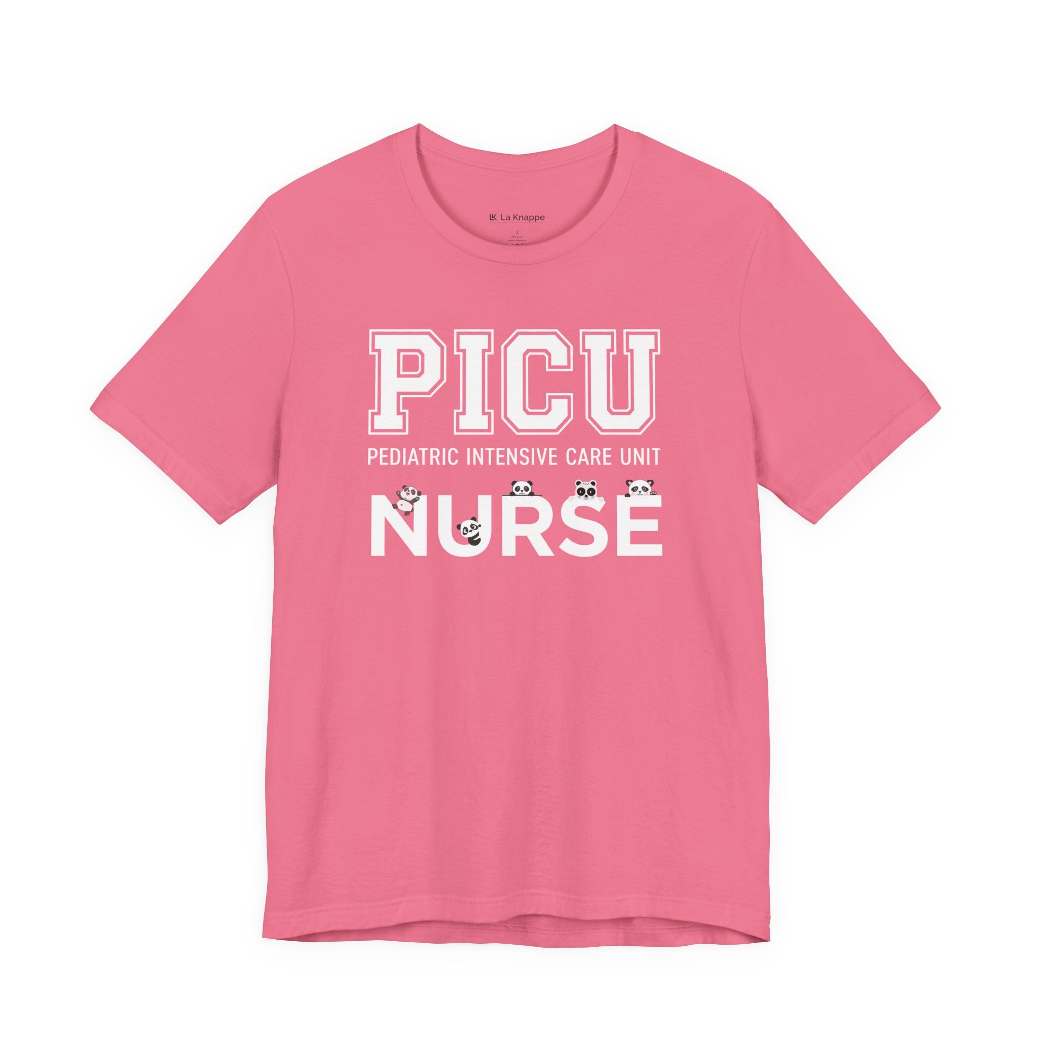 PICU Nurse T‑Shirt — Cute ICU Neonatal Nurse Tee (Baby Paw Icons)