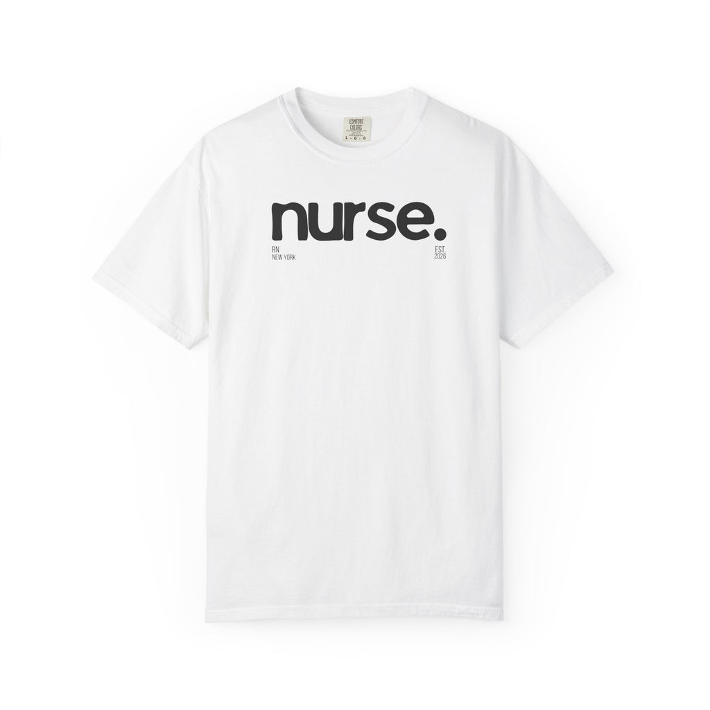 Nurse New York Graphic T‑Shirt — Minimal Medical Pride Tee