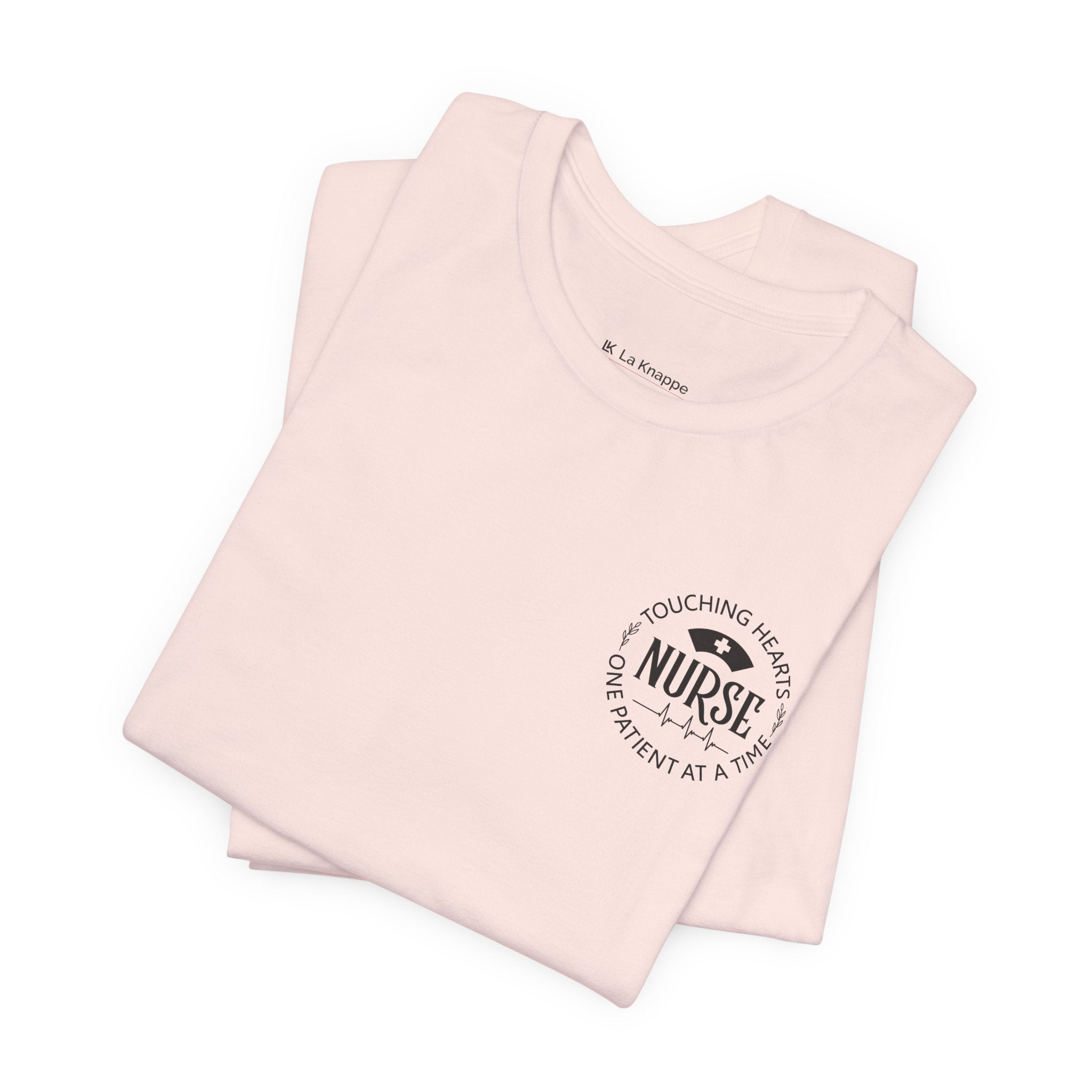 Nurse Heartbeat Logo Tee — 'Proud To Be A Nurse' Short Sleeve Shirt