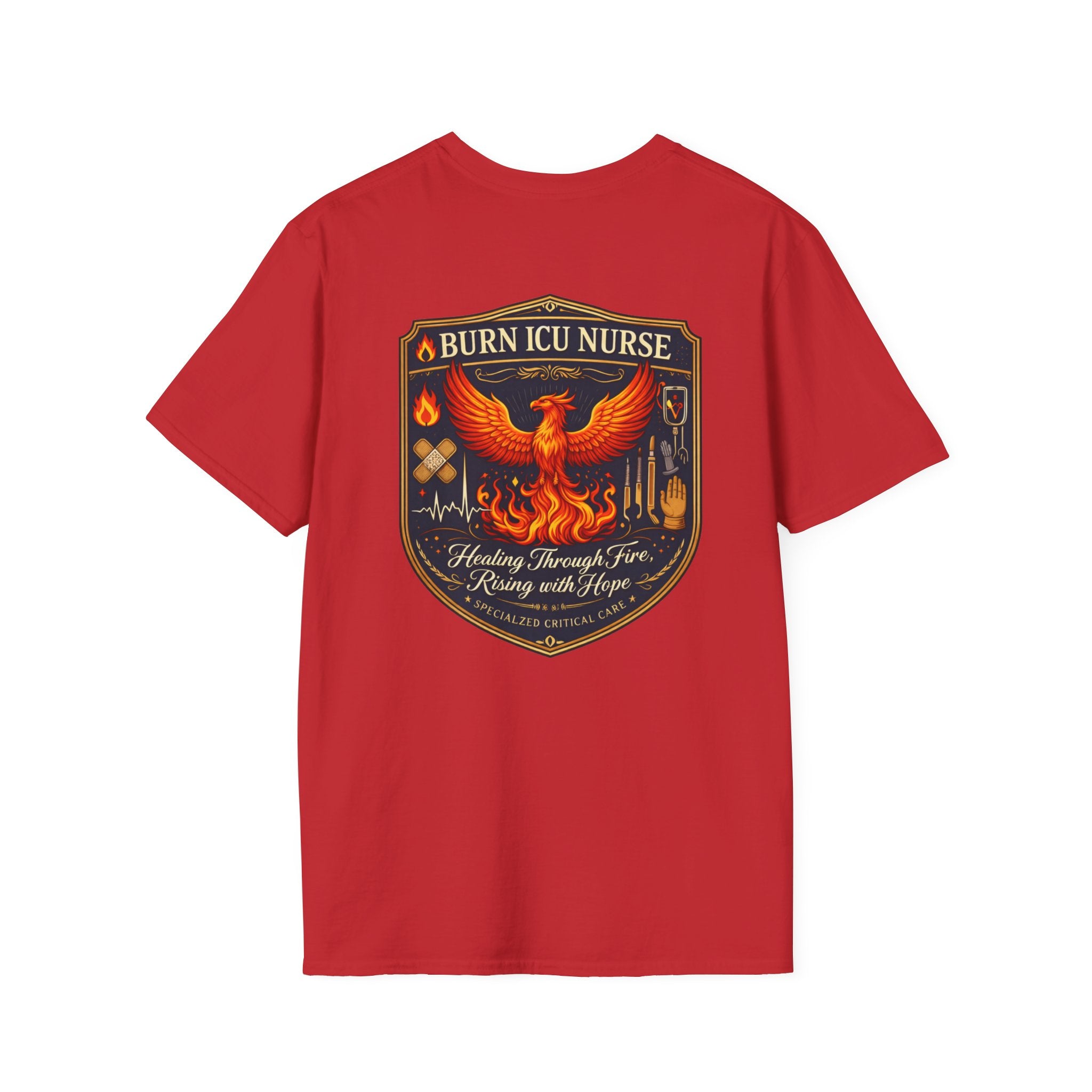 Burn ICU Nurse Tee Phoenix Graphic ICU Tee