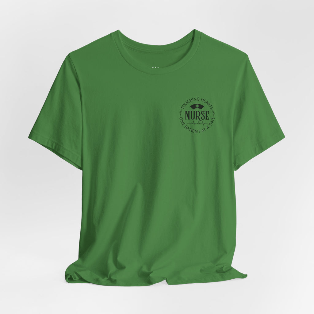 Nurse Heartbeat Logo Tee — 'Proud To Be A Nurse' Short Sleeve Shirt