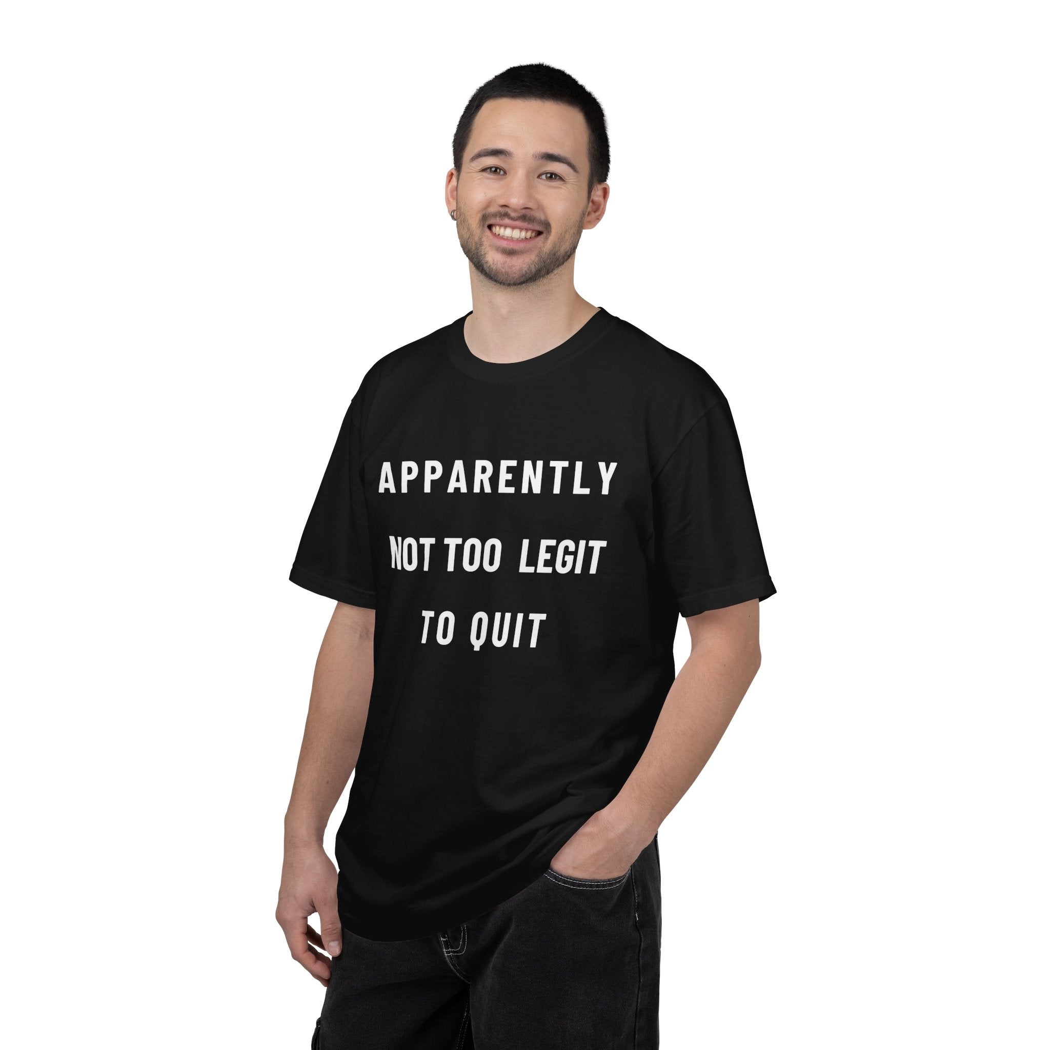 Nurse T‑Shirt — “Apparently Not Too Legit To Quit” Nurse RIP Tribute Tee GIFT FOR Resignation Retirement Change Unit Fun Gift for Nurses
