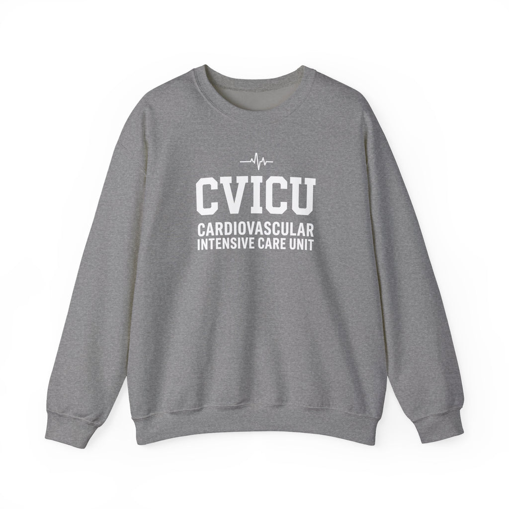 CVICU Crewneck Sweatshirt – Cardiovascular Intensive Care Unit Pullover
