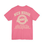 NICU Nurse T‑Shirt — Neonatal Intensive Care  Small But Mighty NICU Design Tour Tee Vintage Staff Gift