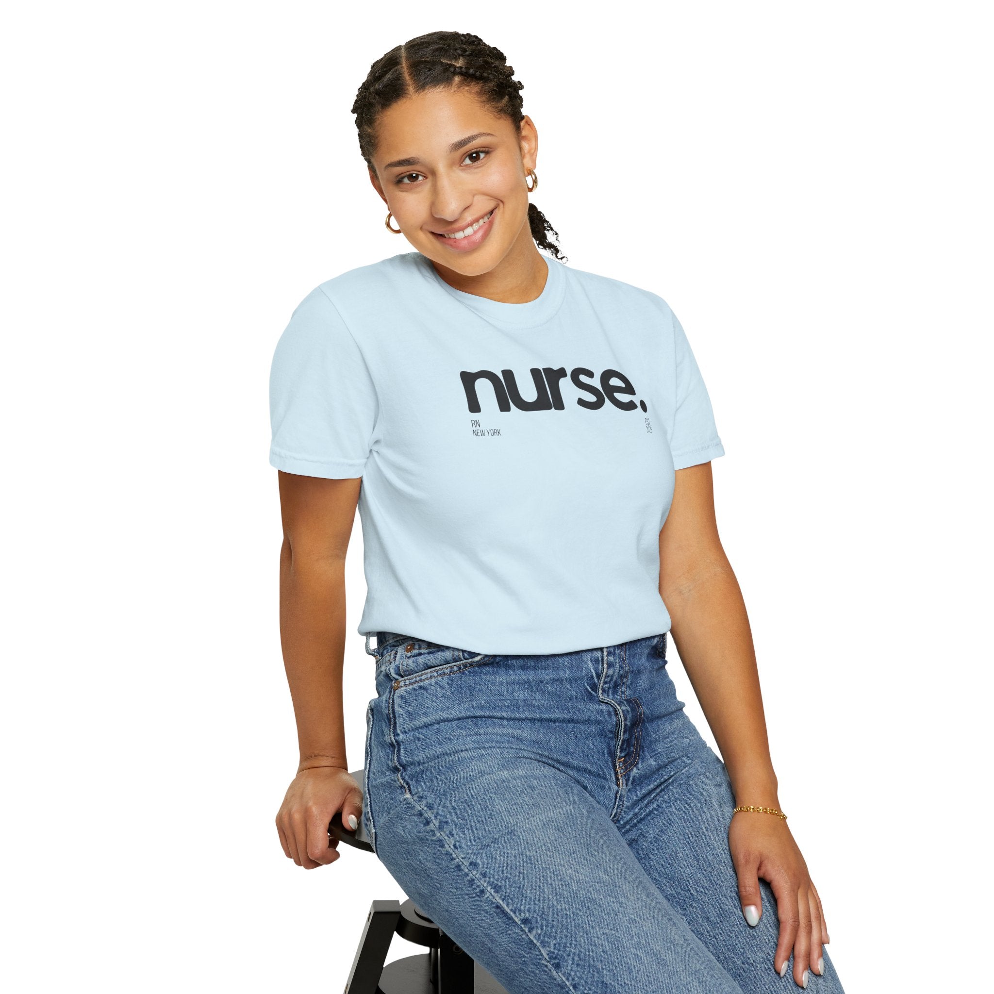 Nurse New York Graphic T‑Shirt — Minimal Medical Pride Tee
