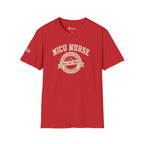 NICU Nurse T-Shirt — Neonatal Intensive Care Nurse Tee Badge "Small But Mighty" Graphic T-Shirts
