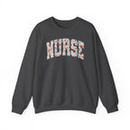 Nurse Floral Crewneck Sweatshirt