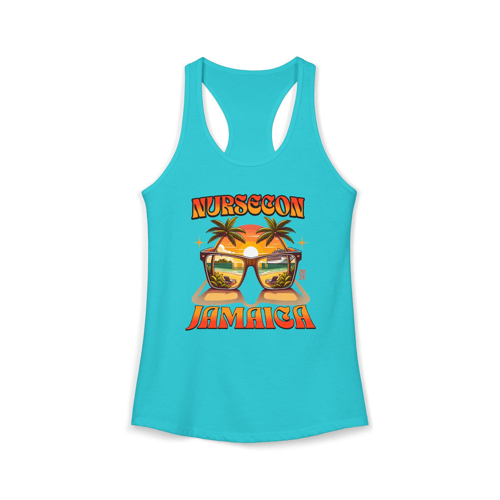 NurseCon Jamaica 2026 Nurse Cruise Trip Women's Ideal Racerback Tank