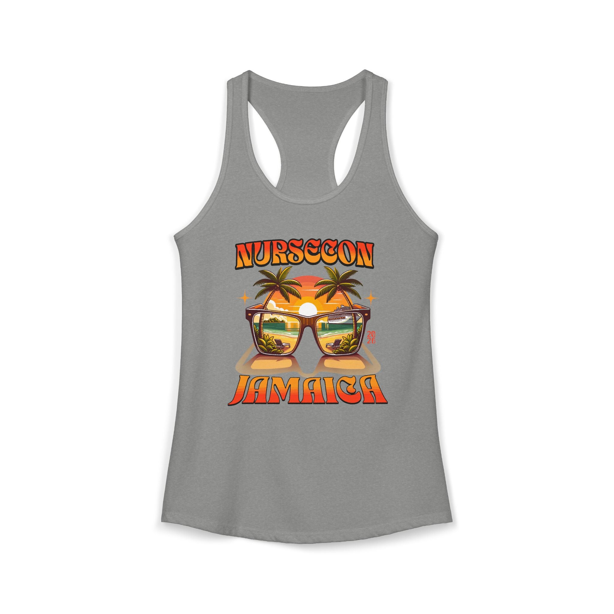NurseCon Jamaica 2026 Nurse Cruise Trip Women's Ideal Racerback Tank