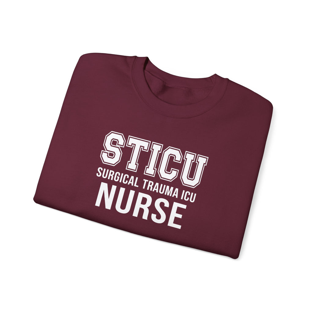 STICU Nurse Sweatshirt - Surgical Trauma ICU Crewneck for Nurses