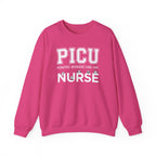 PICU Nurse Crewneck Sweatshirt – Pediatric Intensive Care Unit Nurse Pullover With Cute Panda