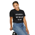 Nurse T‑Shirt — “Apparently Not Too Legit To Quit” Nurse RIP Tribute Tee GIFT FOR Resignation Retirement Change Unit Fun Gift for Nurses