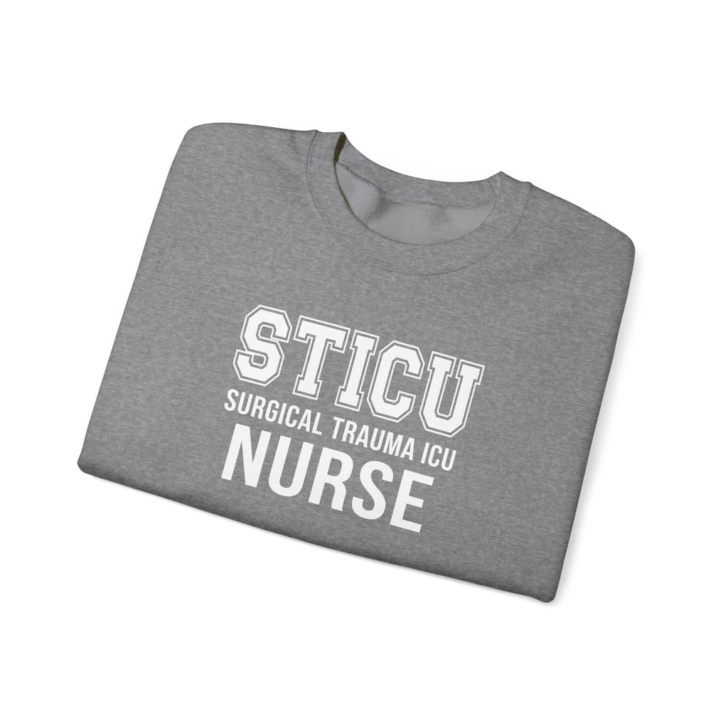 STICU Nurse Sweatshirt - Surgical Trauma ICU Crewneck for Nurses