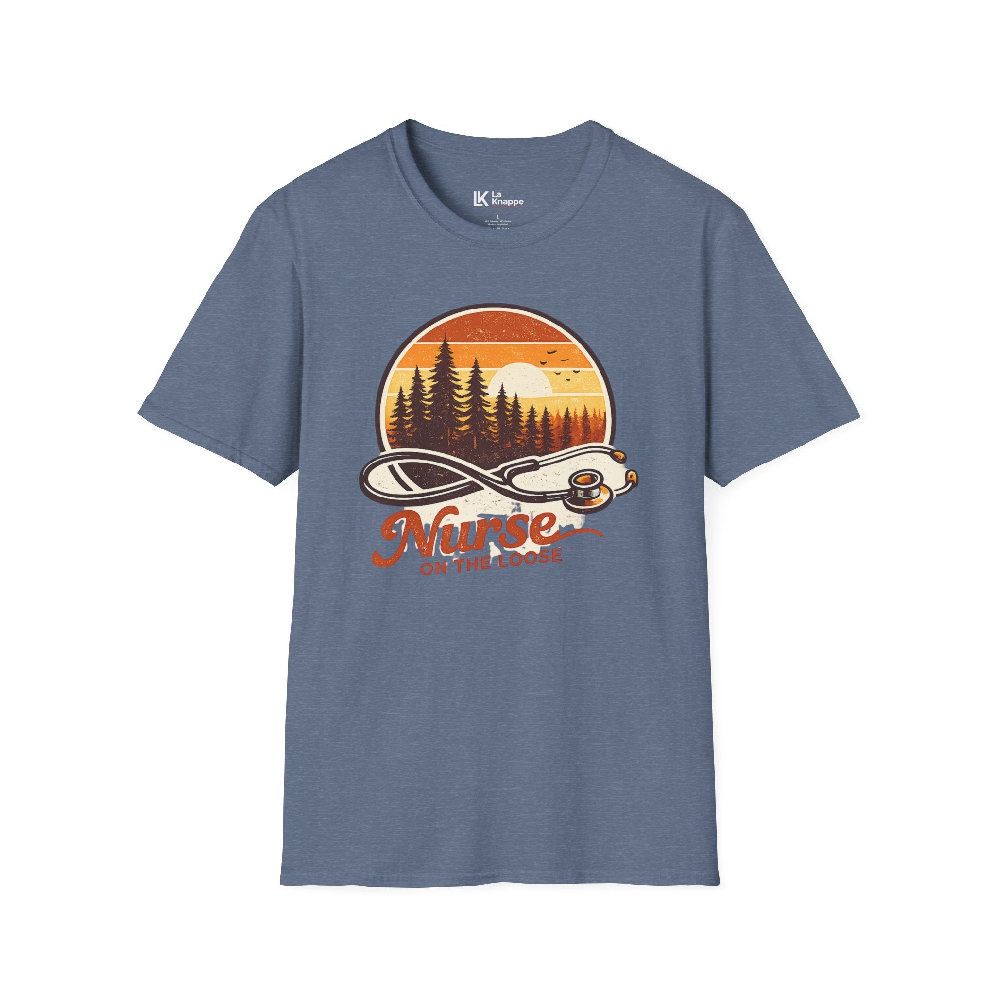 Travel RN T-Shirt – "Nurse On The Loose" Graphic Tee