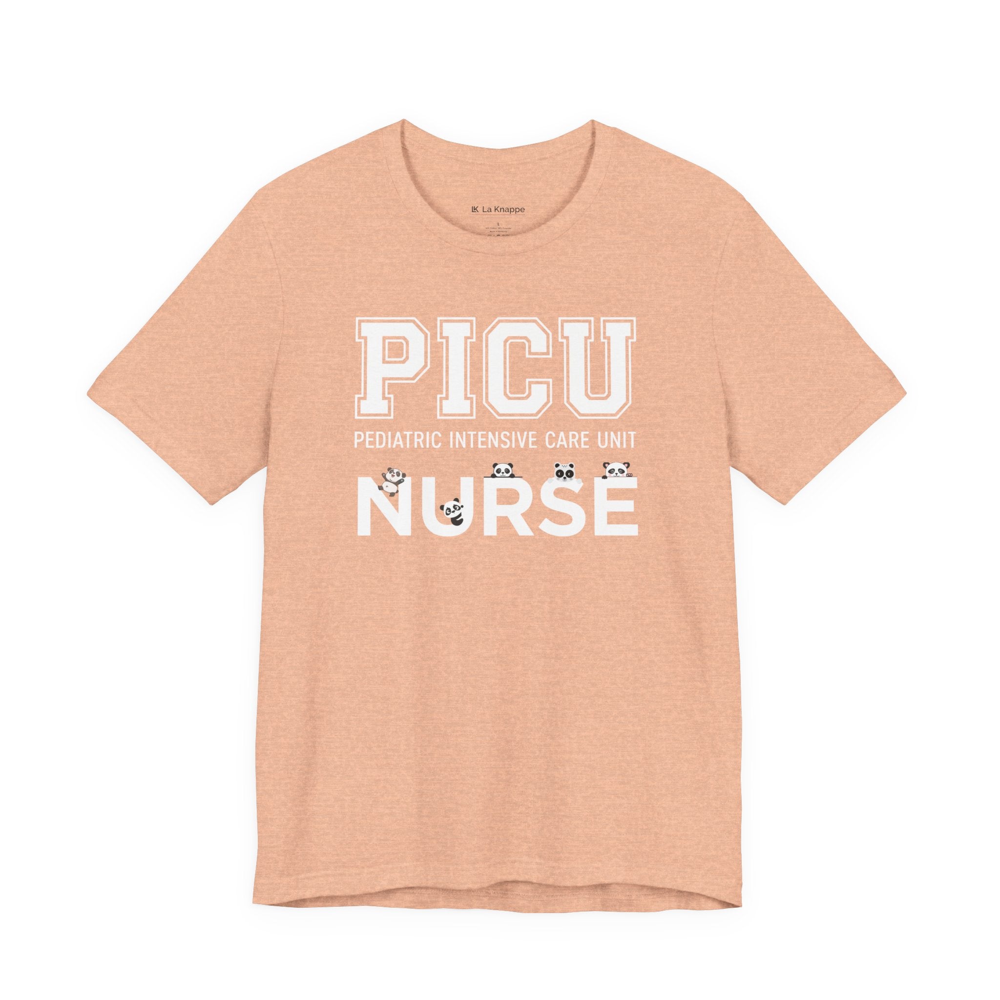 PICU Nurse T‑Shirt — Cute ICU Neonatal Nurse Tee (Baby Paw Icons)
