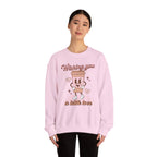 Sweatshirt - "Wishing You a Little Love" Cute Coffee Cup Crewneck