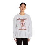 Sweatshirt - "Wishing You a Little Love" Cute Coffee Cup Crewneck