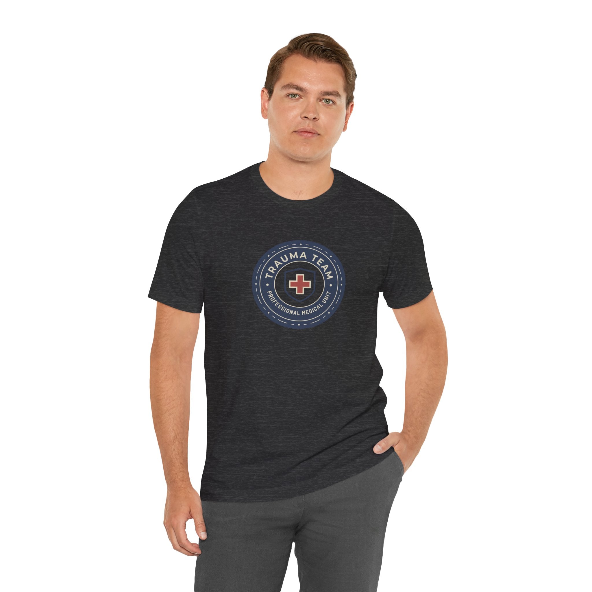 Trauma Team Medical T-Shirt — Emergency Responder Badge Tee TRAUMA NURSE T-SHIRT Trauma ED Nurse Clinical T-shirt