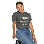 Nurse T‑Shirt — “Apparently Not Too Legit To Quit” Nurse RIP Tribute Tee GIFT FOR Resignation Retirement Change Unit Fun Gift for Nurses
