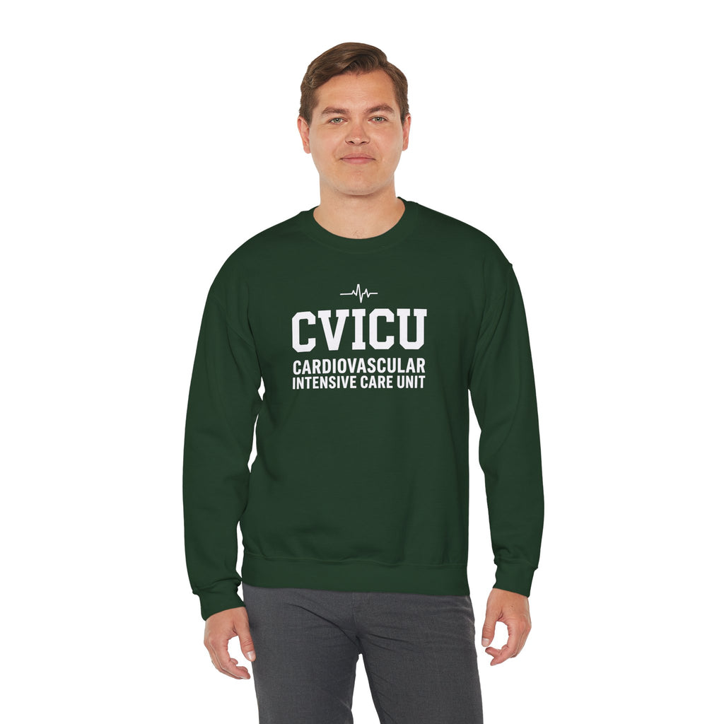 CVICU Crewneck Sweatshirt – Cardiovascular Intensive Care Unit Pullover