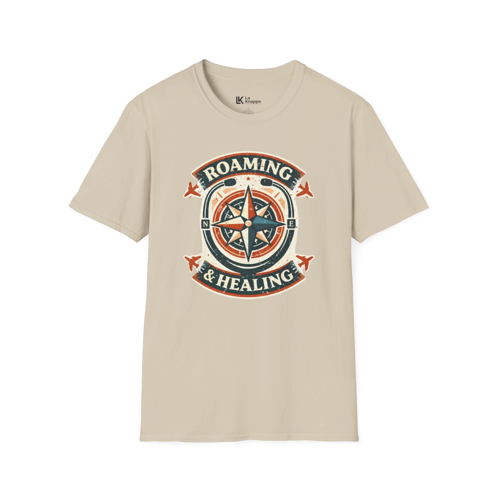 Roaming and Healing Tee for Travel Nurses