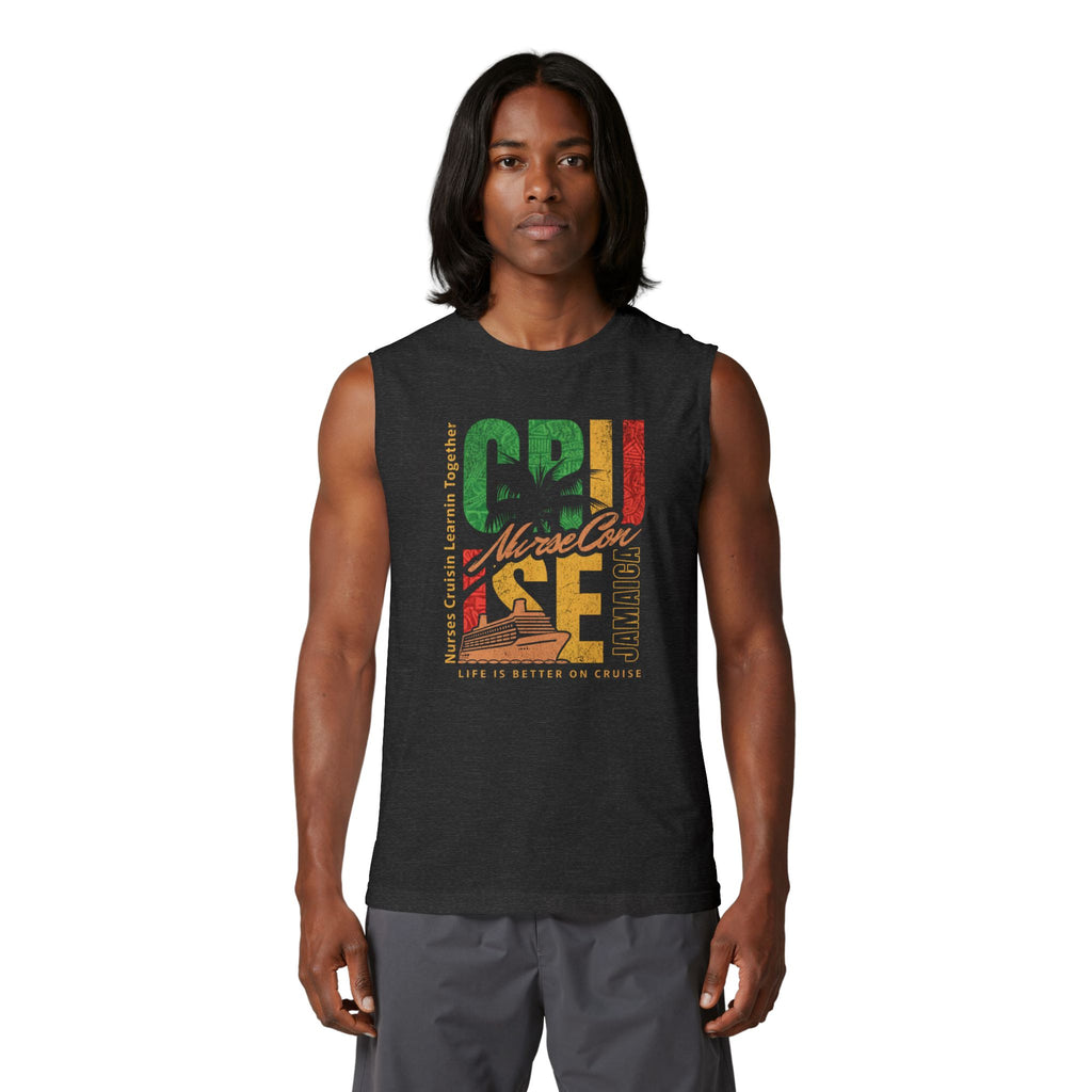 NurseCon Cruise Jamaica Muscle Tank — Life Is Better on Cruise Vintage Palm Tee Nurse Cruise Trip