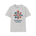 Nomadic Nurse Compass T-Shirt — Travel Nurse Adventure Medical Tee