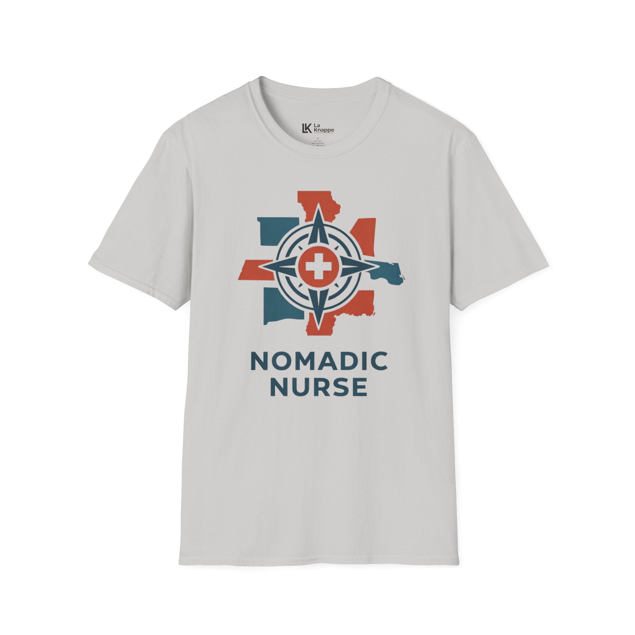 Nomadic Nurse Compass T-Shirt — Travel Nurse Adventure Medical Tee