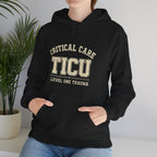 TICU Critical Care Hoodie - Level One Trauma Sweatshirt for Nurses & ICU Staff