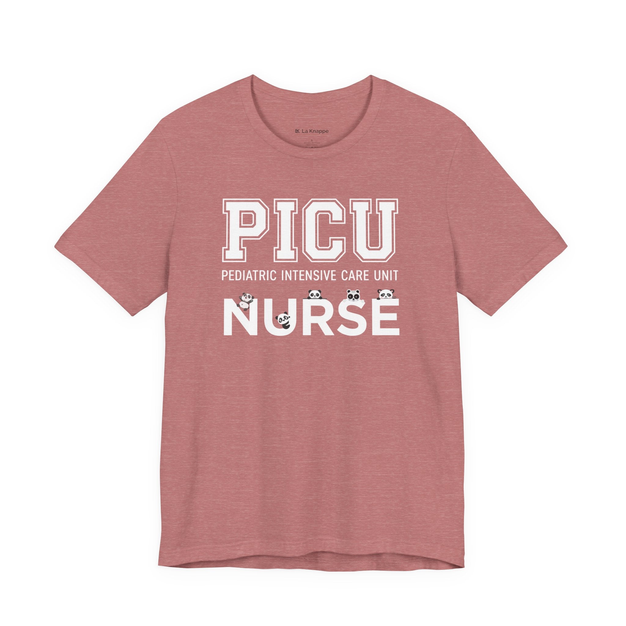 PICU Nurse T‑Shirt — Cute ICU Neonatal Nurse Tee (Baby Paw Icons)