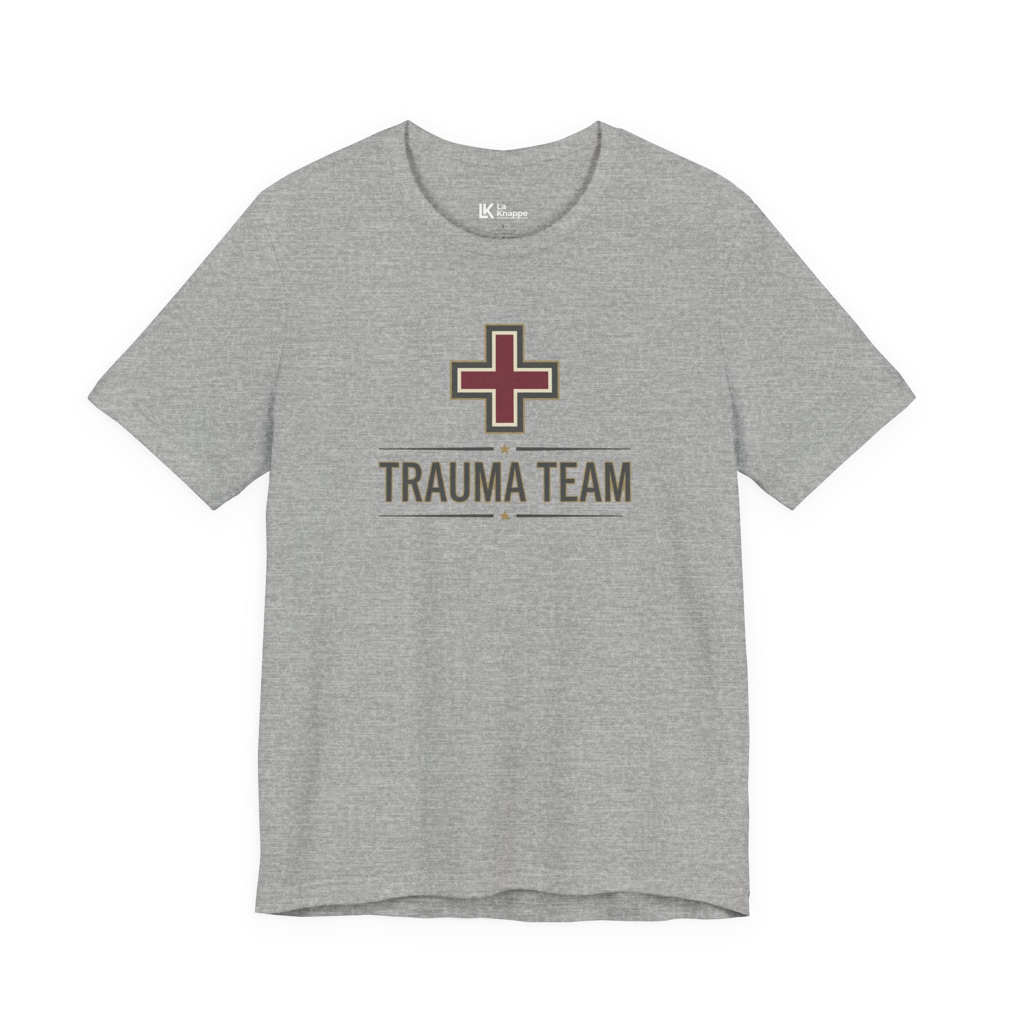 Trauma Team T-Shirt — Medical Cross Graphic Tee for EMTs & First Responders Trauma Nurse ED Nurse Trauma MD ER RN