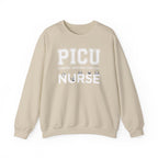 PICU Nurse Crewneck Sweatshirt – Pediatric Intensive Care Unit Nurse Pullover With Cute Panda