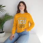 ICU Critical Care Crewneck Sweatshirt — "Tiny Changes, Big Consequences" Nurse/Doctor Gift