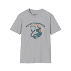 Travel Nurse Master of Adaptation Stethoscope T-Shirt — Nurse & Med Student Gift Travelling Adventure and Healthcare