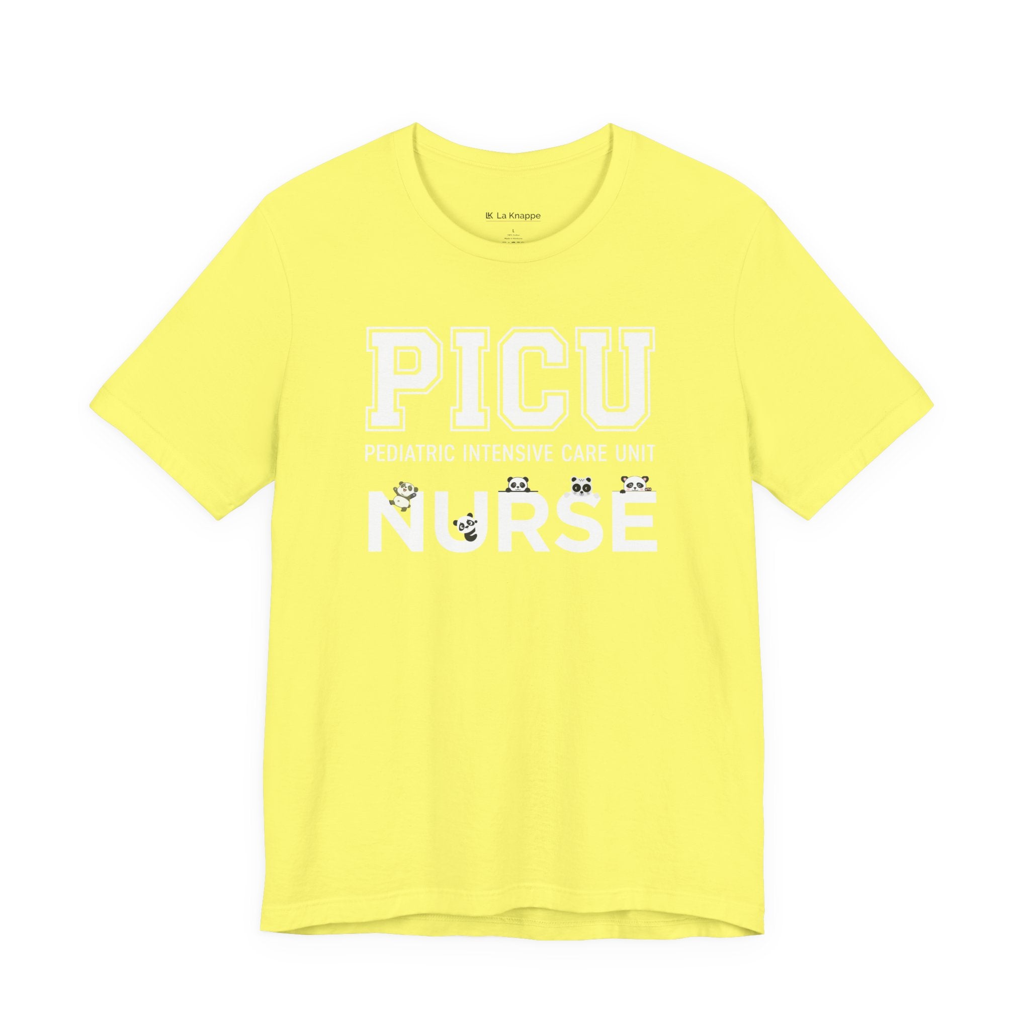 PICU Nurse T‑Shirt — Cute ICU Neonatal Nurse Tee (Baby Paw Icons)