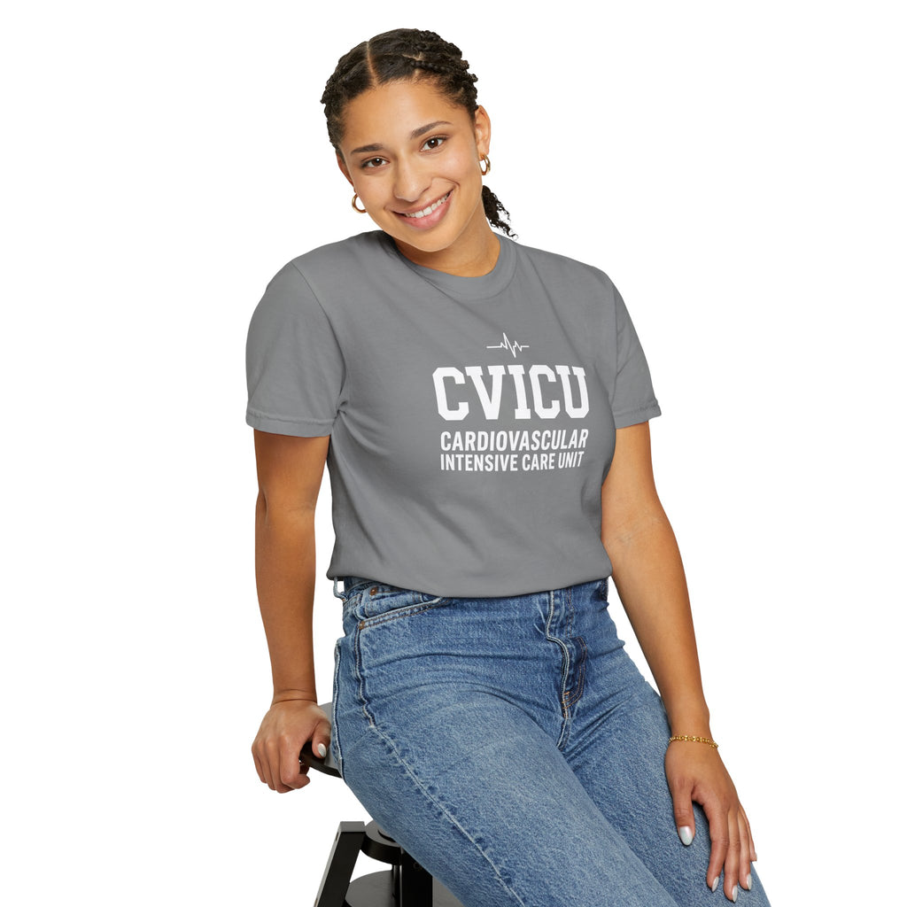 CVICU Cardiovascular Intensive Care Unit T-Shirt — Medical Staff Tee