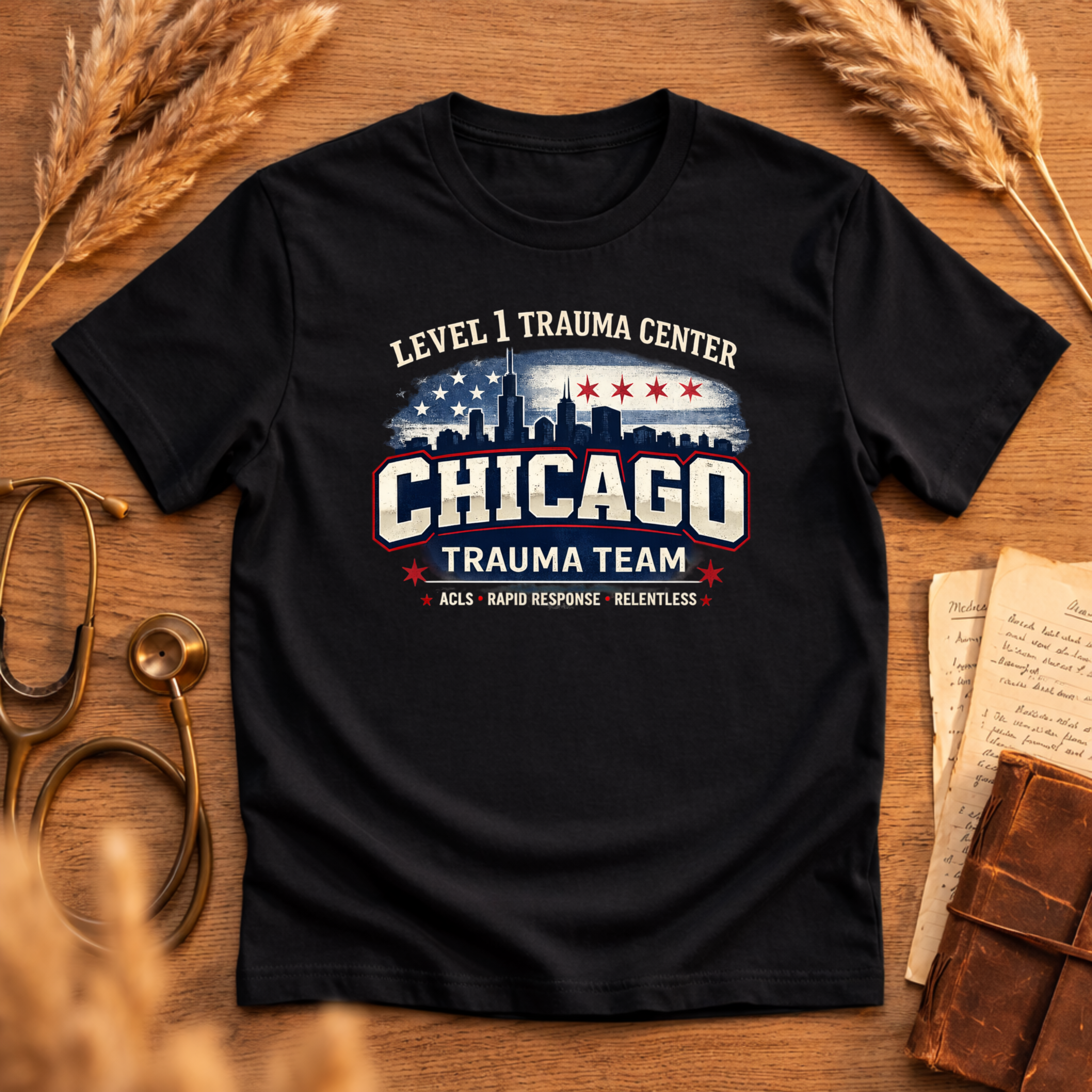 Trauma Team T-Shirt Chicago Adult Softstyle T-Shirt